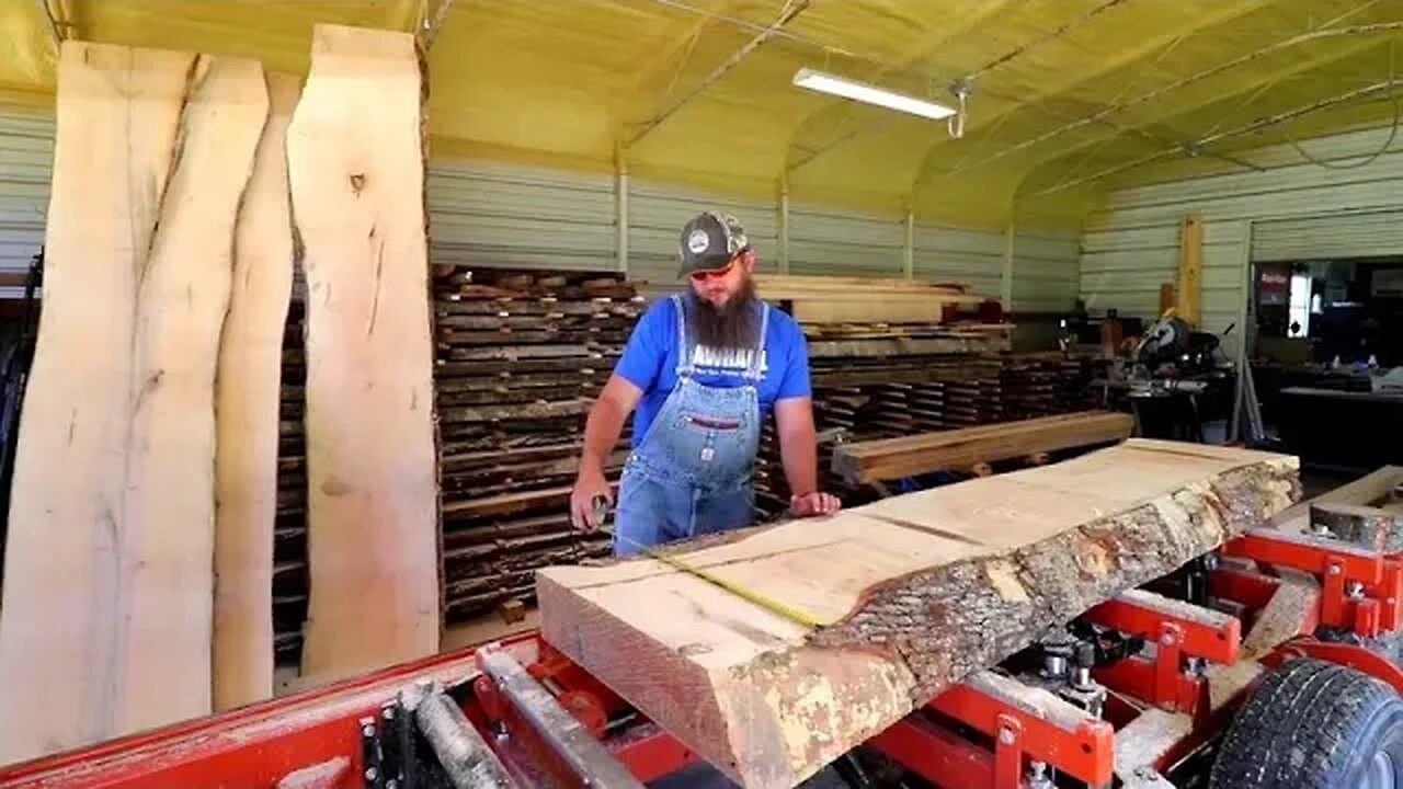 Finishing Up An Amazing Log That Nobody Wanted: Appalachian Maple