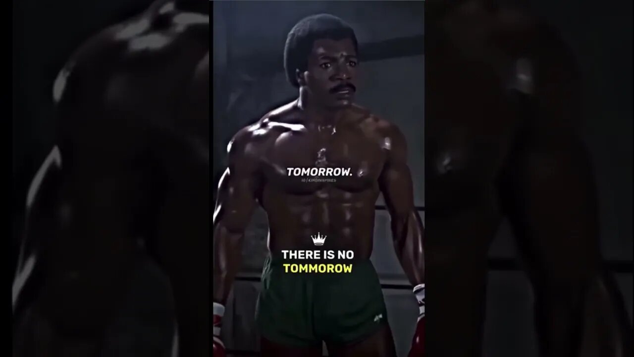 There is no tomorrow #shorts #rocky