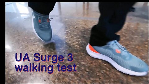 Under Armour Surge 3 outdoor test