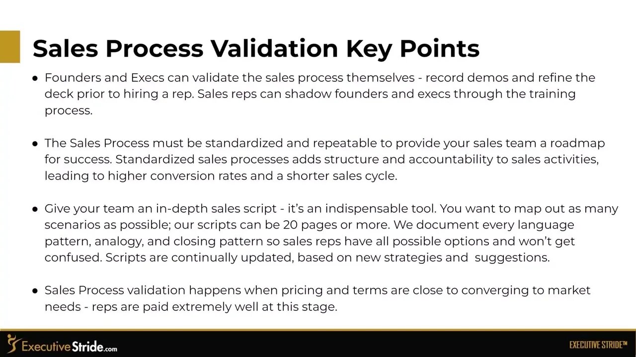 How To Validate Your Sales Process