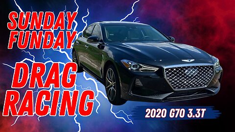 2020 Genesis G70 Hits the Drag Strip Quarter Mile