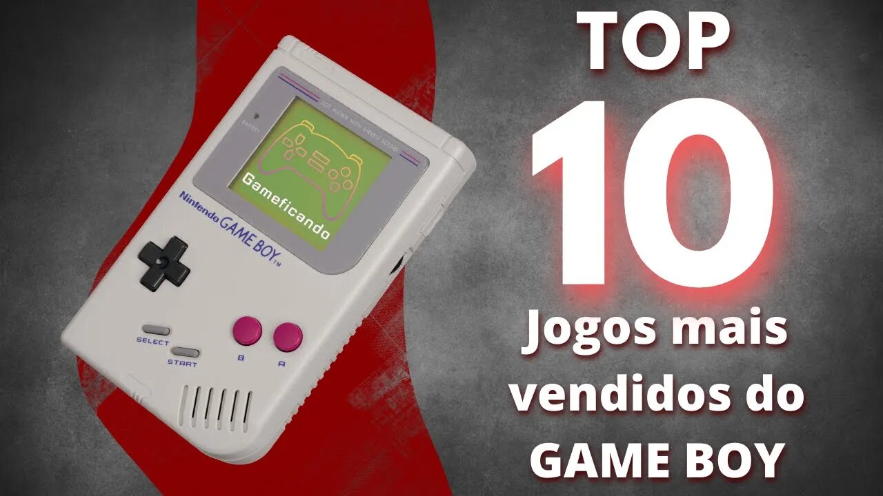 TOP 10 JOGOS MAIS VENDIDOS - GAME BOY