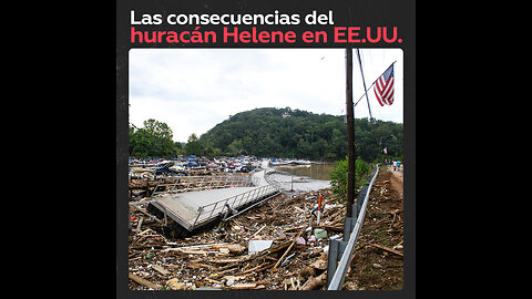 "Necesitamos ayuda": afectados por el devastador huracán Helene en EE.UU. piden auxilio