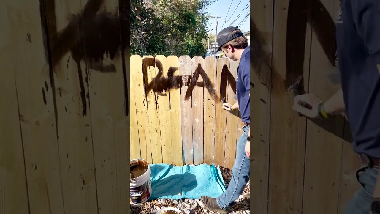 You Won't Believe What This Guy Did To This Fence #Shorts