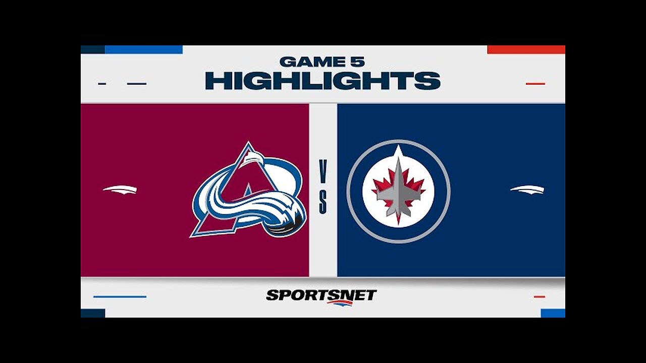 NHL Game 5 Highlights _ Avalanche vs Jets