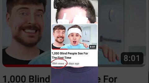 I re-blinded myself after learning Mr Beast used me!