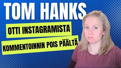 Tom Hanks ja Instagram