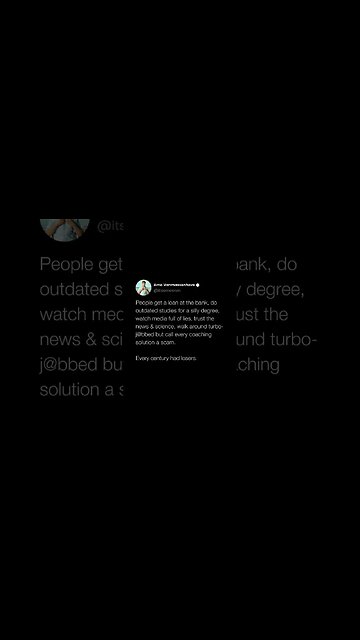 Don’t be like THEM | @ItsArnoVnm