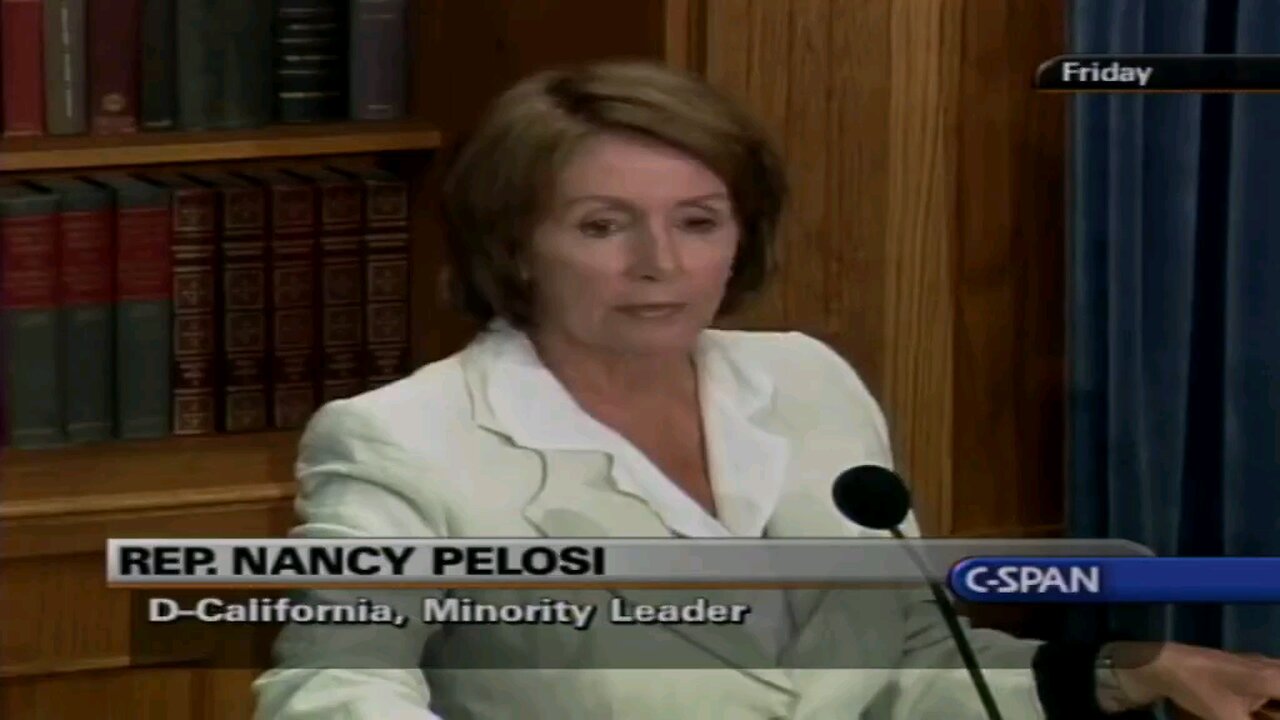 Nancy Pelosi on leadership 4 days after Katrina "we have lowered our standards as a nation."