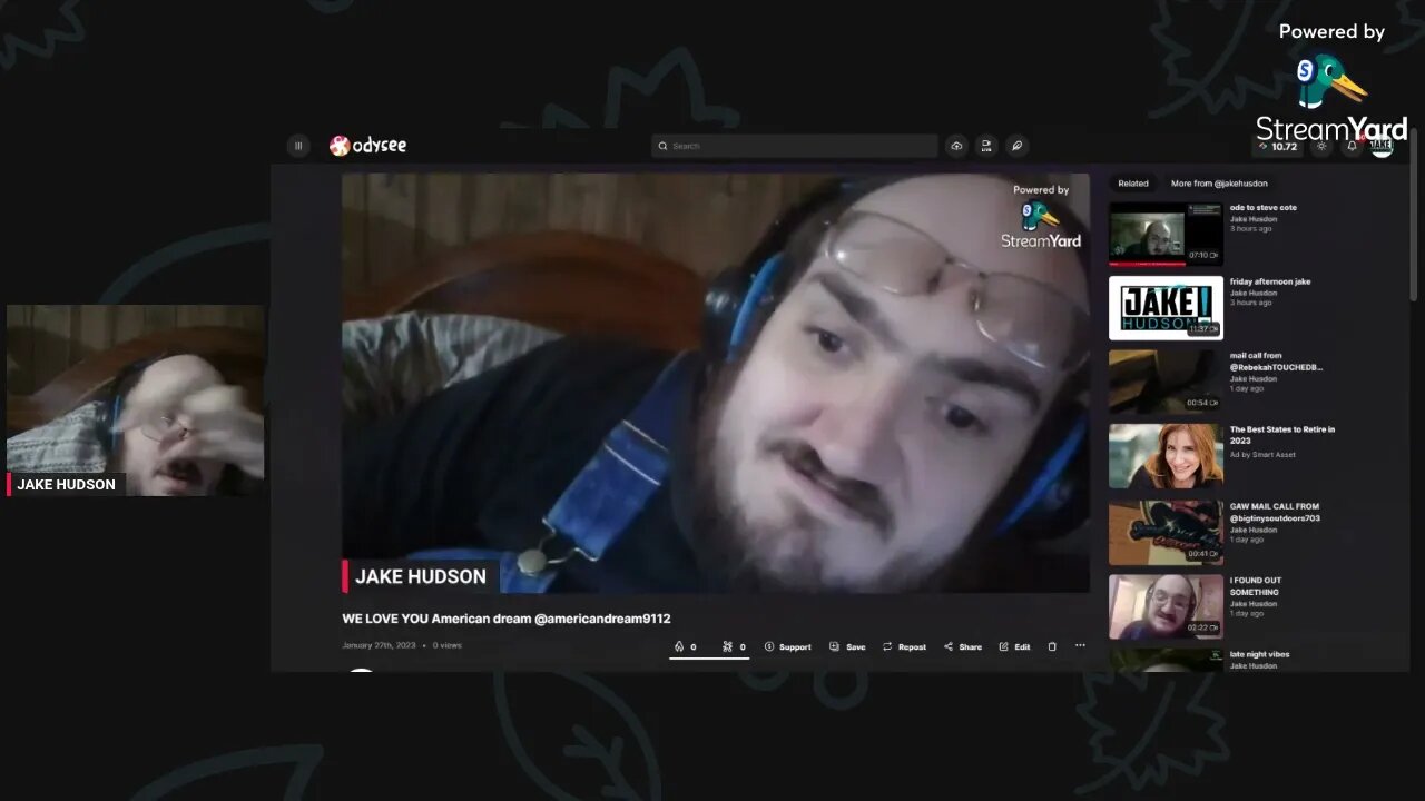 me reacting to my videos at 2x time speed