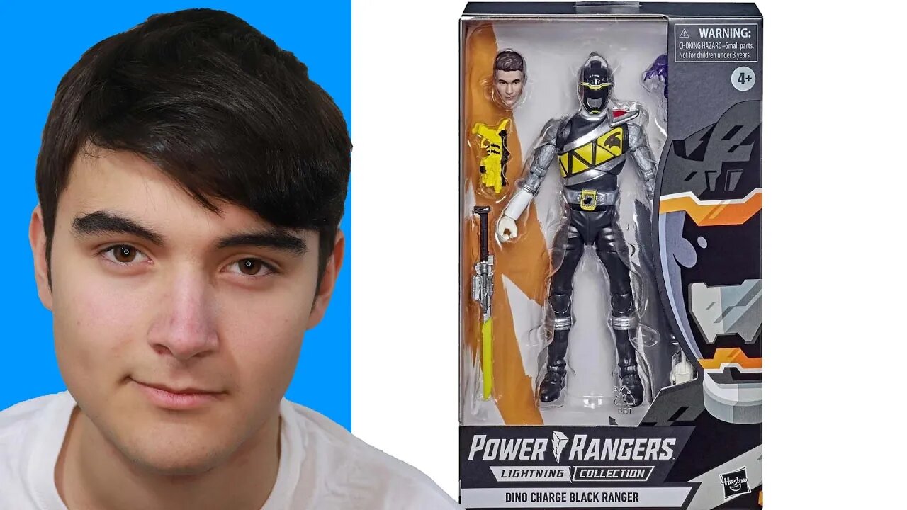 Dino Charge Black Ranger (Chase) Unboxing Lightning Collection