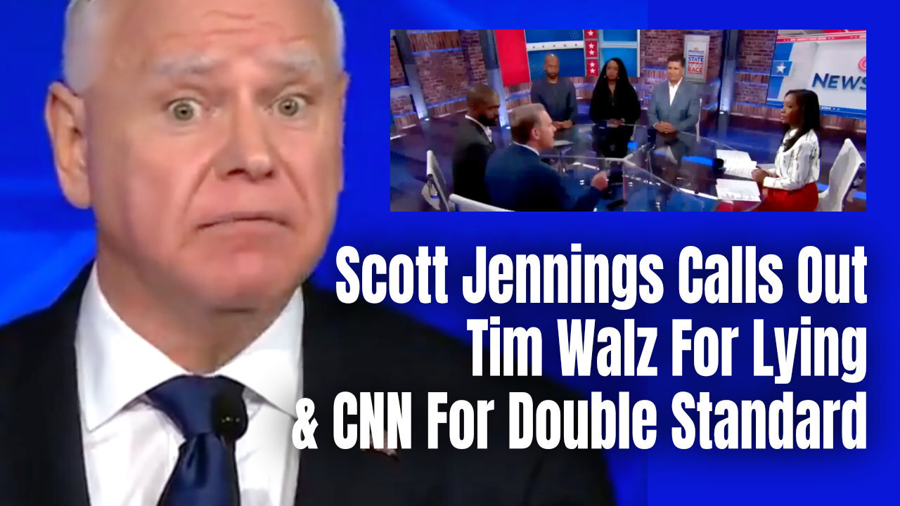 Scott Jennings Calls Out Tim Walz For Lying & CNN For Double Standard