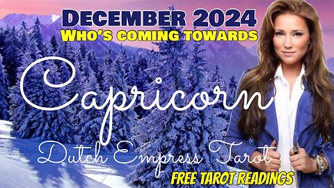 CAPRICORN ♑️ ASTROLOGY & TAROT 🌅Who and what to expect?💕| December Monthly reading