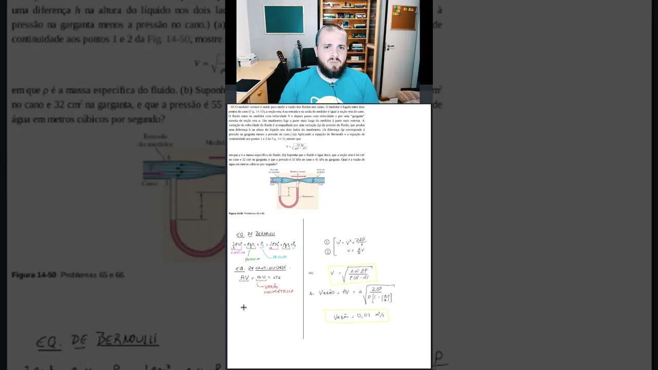 Medidor de Venturi [Problema em menos de 1 min]