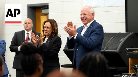 Harris and Walz reach out to voters in Georgia with a bus tour