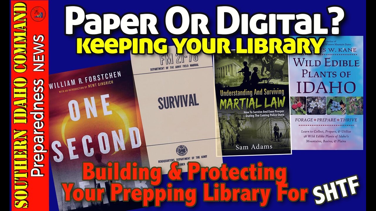 Books, PDFs, Manuals and how to keep them for SHTF