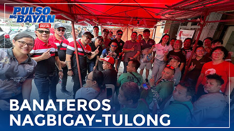 Banateros, nagbigay-tulong sa ilang residente ng Maynila