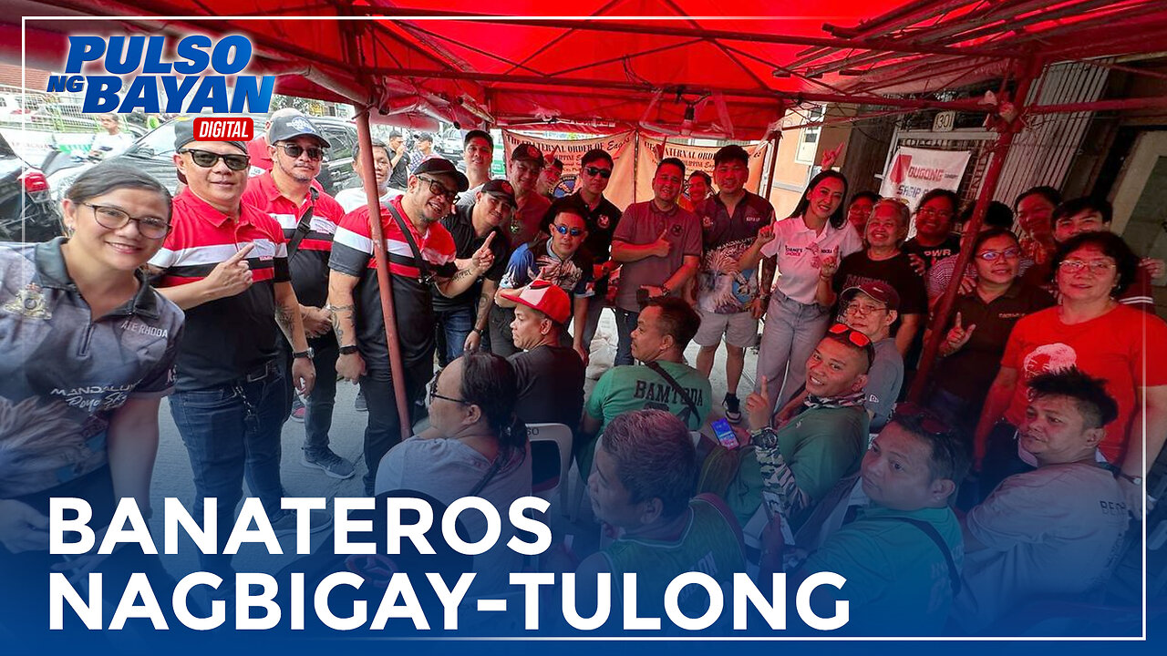 Banateros, nagbigay-tulong sa ilang residente ng Maynila