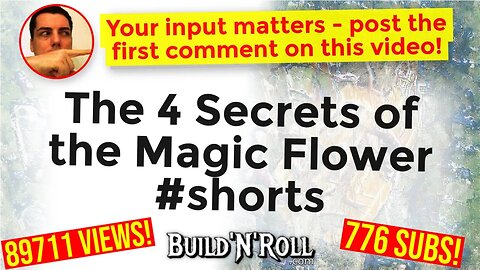 The 4 Secrets of the Magic Flower #shorts