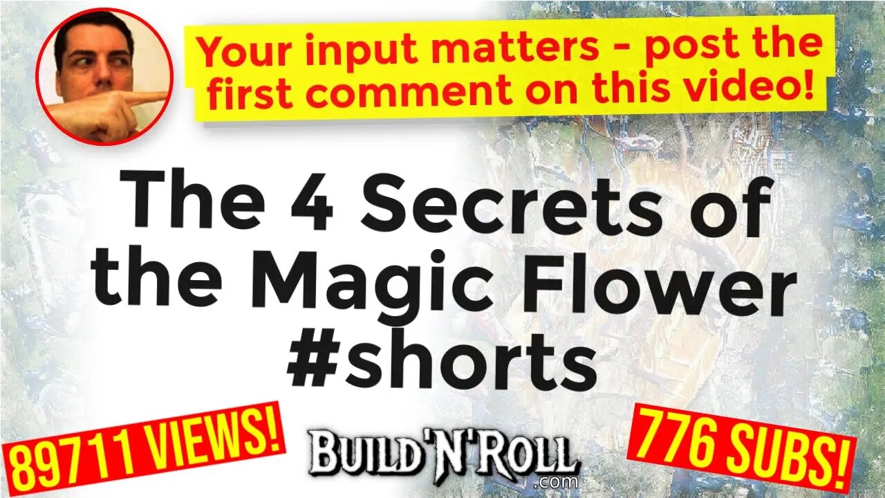 The 4 Secrets of the Magic Flower #shorts