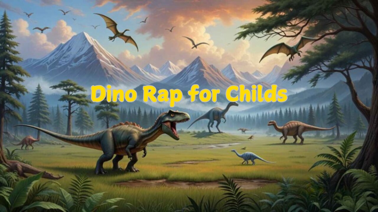 Dino Rap for Childs | Rap along with us and learn about dinosaurs!