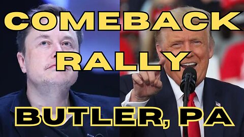 Trump's Comeback Rally: Resilience In Butler, PA After The Unfinished Fight