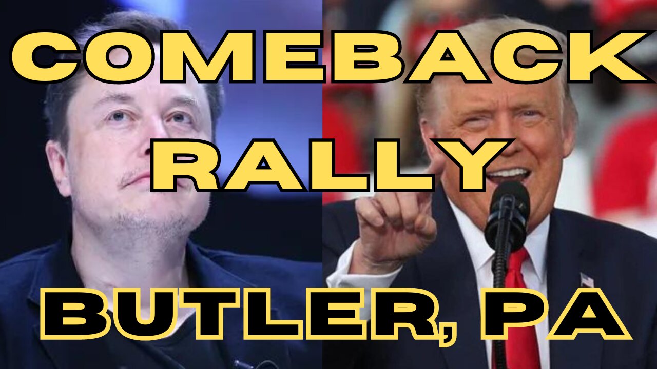 Trump's Comeback Rally: Resilience In Butler, PA After The Unfinished Fight