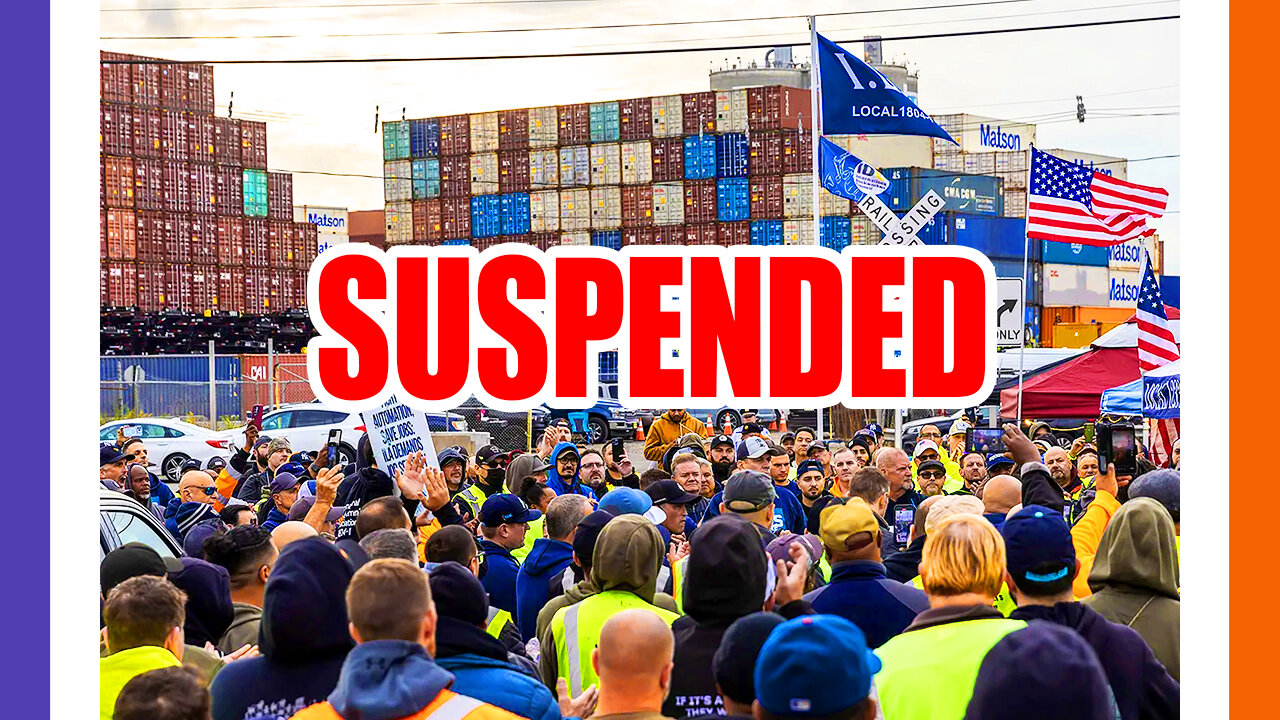 🔴LIVE: Port Strike Updates, FEMA Censorship, Election Challenger SENTENCED 🟠⚪🟣