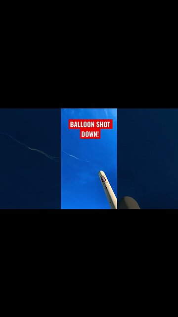 Moment Spy Balloon Was Shot Down - MULTIPLE VIDEOS #shorts !