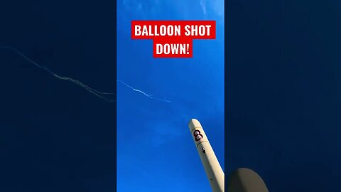 Moment Spy Balloon Was Shot Down - MULTIPLE VIDEOS #shorts !