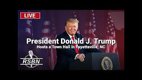 LIVE REPLAY: President Trump Hosts a Town Hall in Fayetteville, NC - 10/4/24