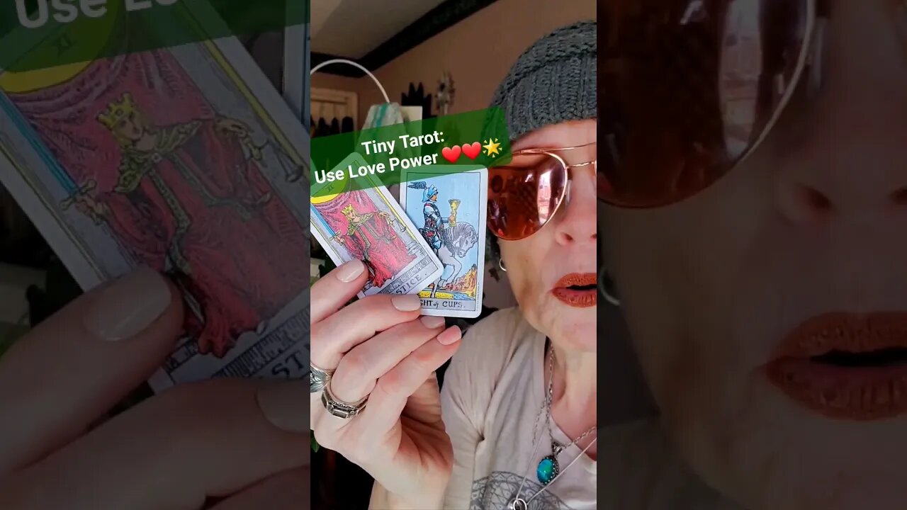 Tiny Tarot: ❤️Power😍of love ❤️! #lowkeymagickal #tinytarot #tarot #abundance #lawofattraction
