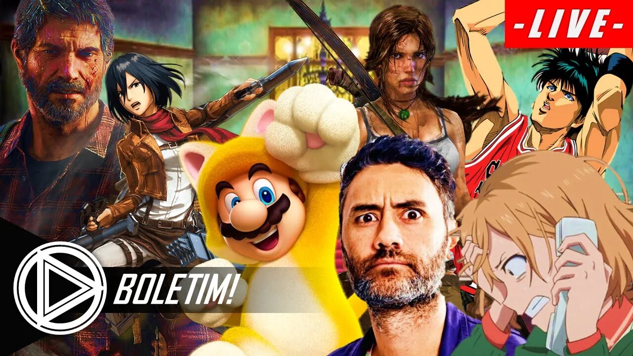 Novo Trailer do Filme do Mario! Crise Nos Animes! Taika Tá Titi e Muito Mais! #BOLETIM