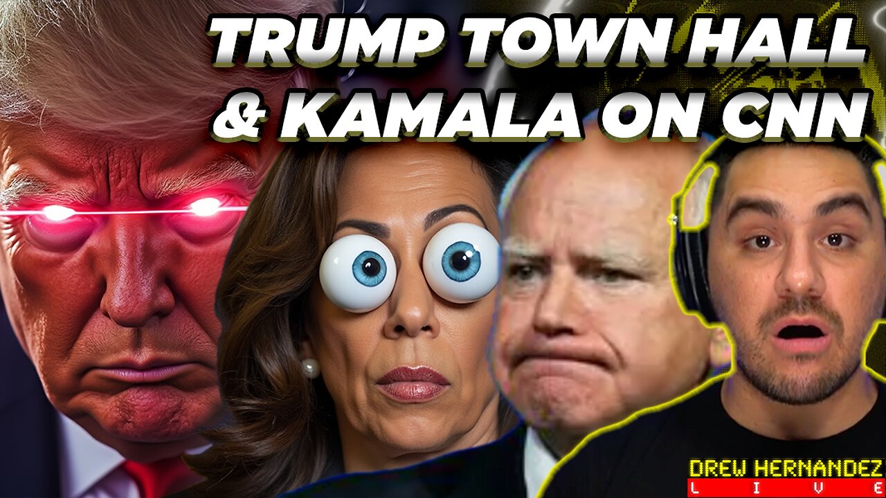 TRUMP WI TOWN HALL & KAMALA CNN INTERVIEW