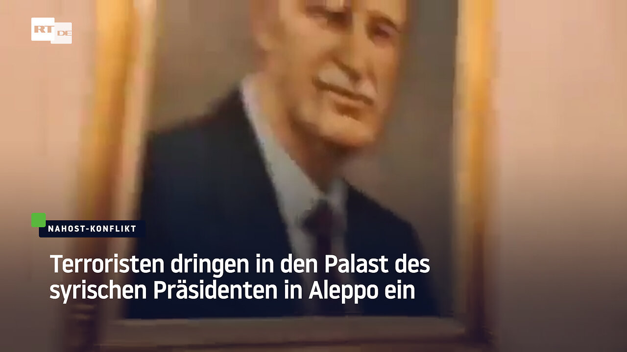 Terroristen dringen in den Palast des syrischen Präsidenten in Aleppo ein