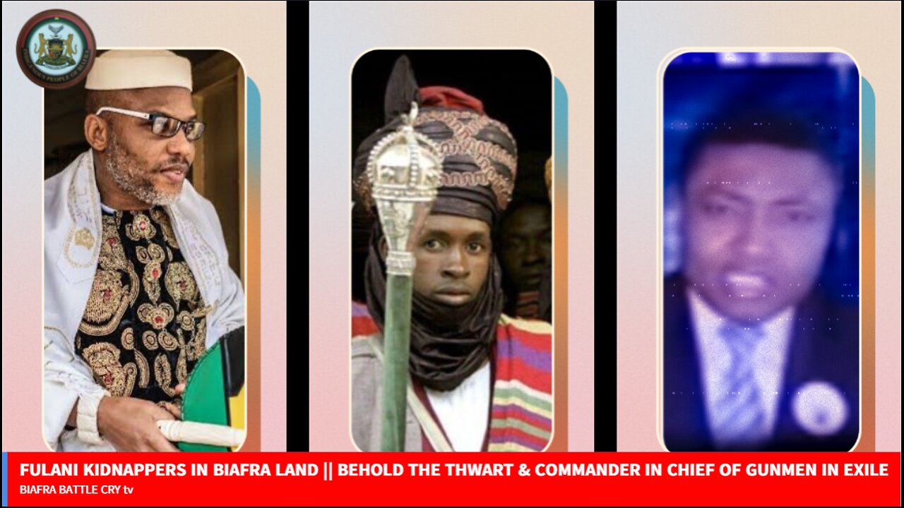 BEHOLD THE THWART & COMMANDER IN CHIEF OF GUNMEN IN EXILE || FULANI KIDNAPPERS IN ANAMBRA STATE