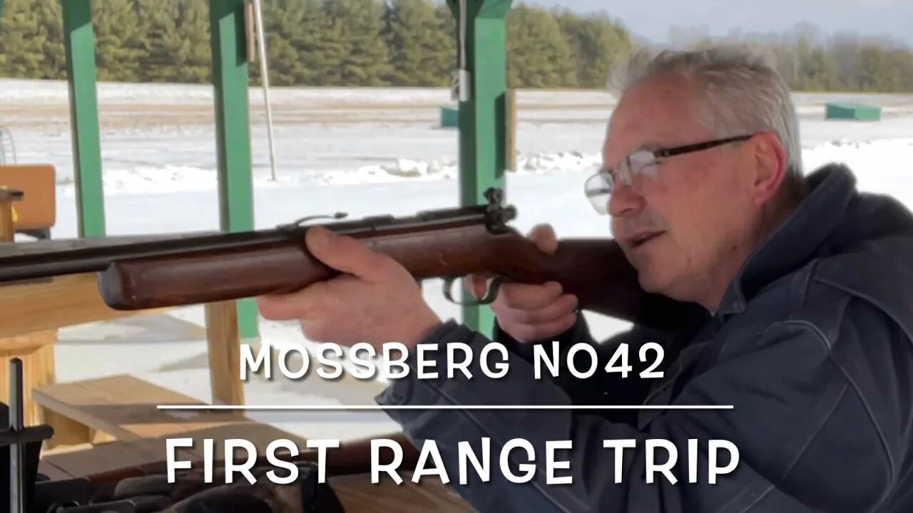 1935-37 Mossberg No.42 22lr bolt action rifle, first range trip. Very nice!