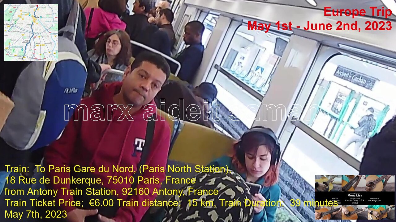 May 7th, 2023 25d Train: Antony to Paris Gare du Nord