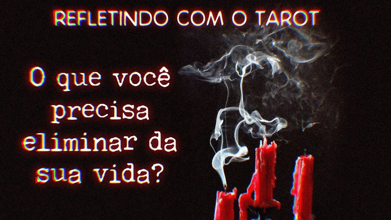 🌘 O QUE VOCÊ PRECISA ELIMINAR DA SUA VIDA? | TAROT PARA AUTO-REFLEXÃO ⭐️