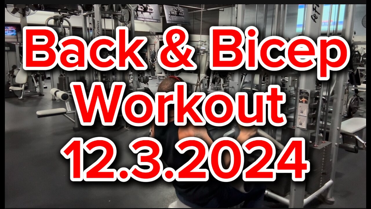 Back & Bicep Workout: 12.3.2024 #4nomorefitness #backworkout #bicepworkout
