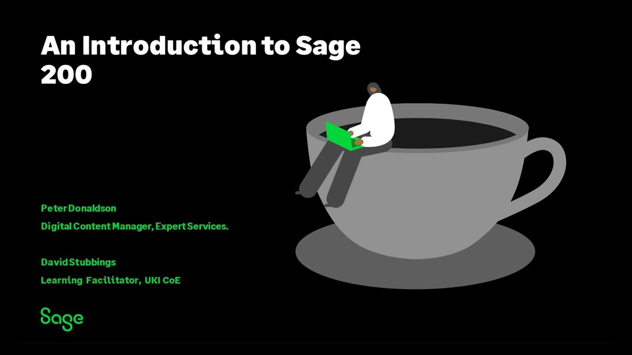 Introduction to Sage 200 and Sage 200 Standard