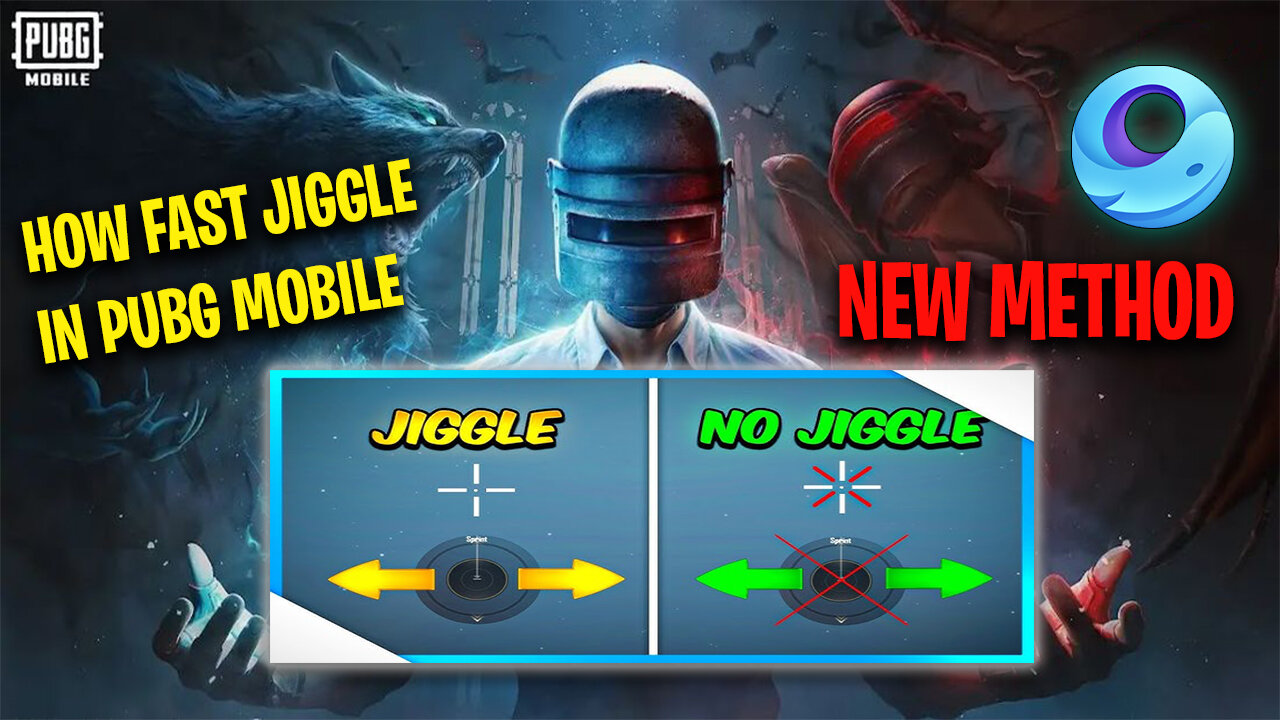 HOW TO FAST JIGGLE IN PUBG MOBILE EMULATOR || NEW METHOD 2x FAST MOVEMENT || IN HINDI URDU 2024