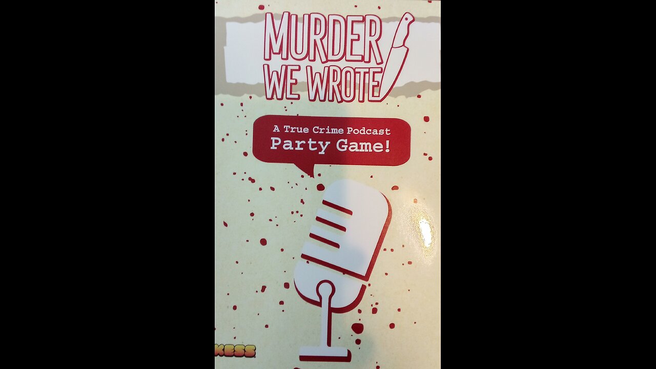 Murder We Wrote Card Game (2023, Kess) -- What's Inside