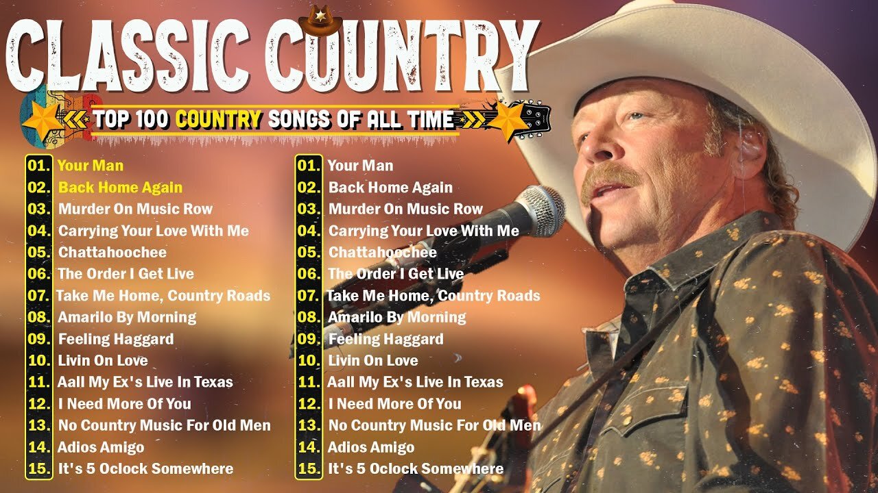 Best Of Alan Jackson, Kenny Rogers, Don Williams, George Strait - Top 100 Classic Country Songs