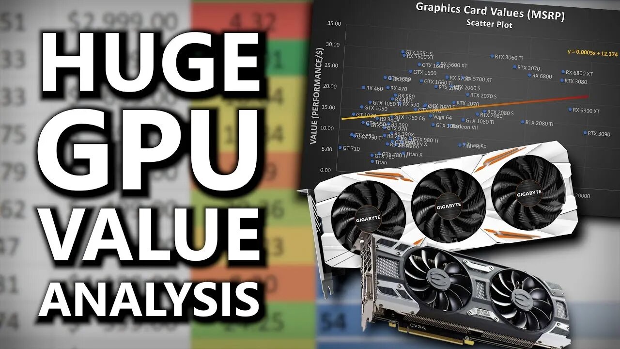 An Ultra-Detailed 64 Graphics Card Value Analysis (August, 2021)