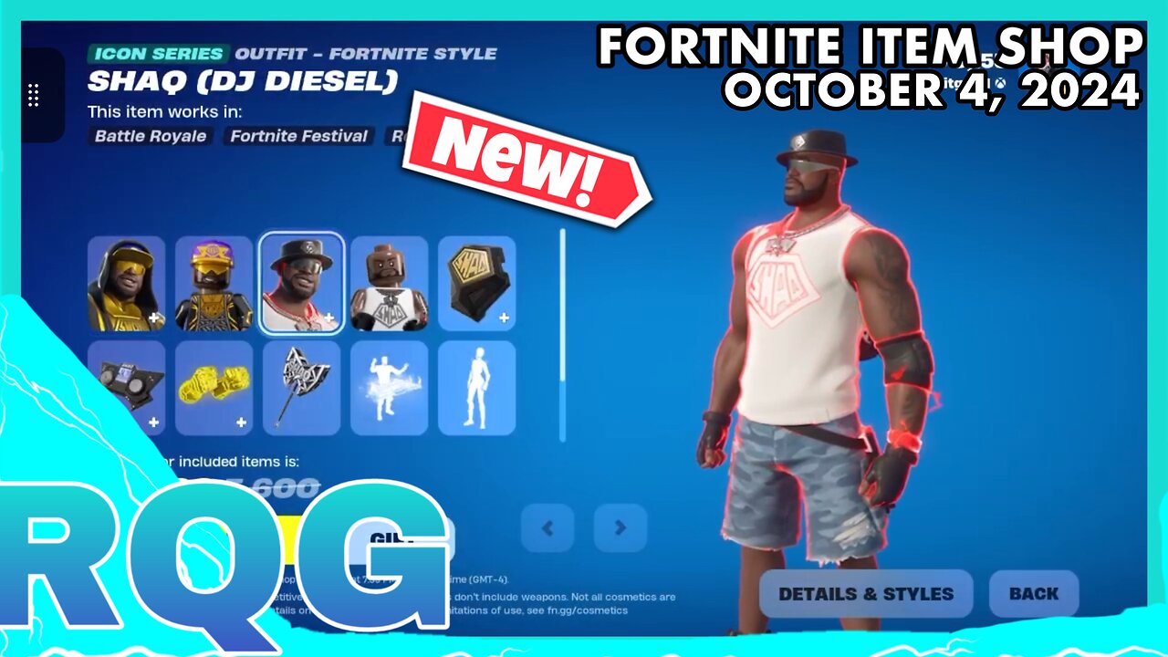 “NEW” SHAQUILLE O'NEIL IS HERE! FORTNITE ITEM SHOP (October 4, 2024)