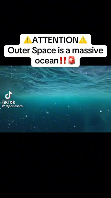 Outer space is a massive ocean above our heads