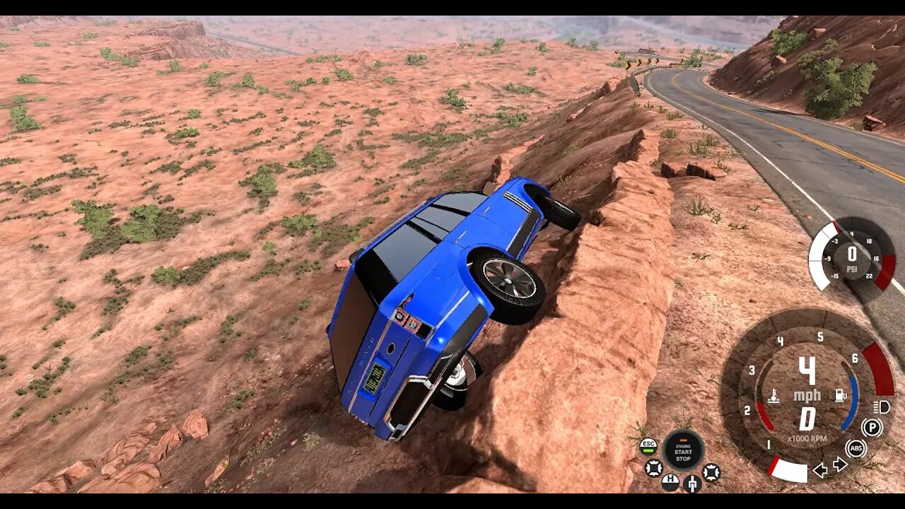 Extreme Car Crashes Compilation - BeamNG.Drive Crashes RANGE ROVER IN ROUGH ROAD