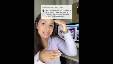 É normal a gestante ficar com pé da barriga com a sensação de ardência