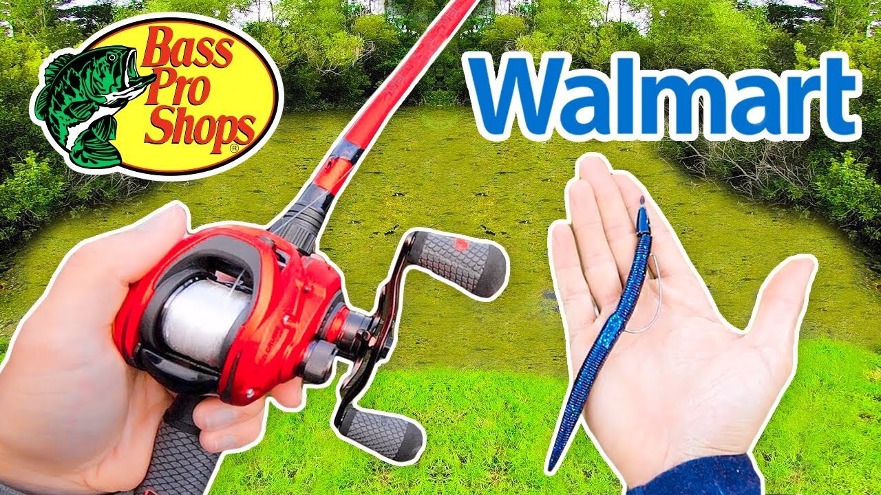 $25 Walmart vs Bass Pro Shops Budget Fishing Challenge